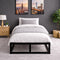 Metal Platform Bed Frame with Underbed Storage
