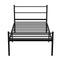 Metal Bed Frame Modern Design Single, Double, King, Extra Strong Black Finish Sturdy & Durable