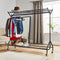 Clothing Rail Heavy Duty 6ft 5ft 4ft Hanging Clothes Shoe Hat Rack Shelf Wheels