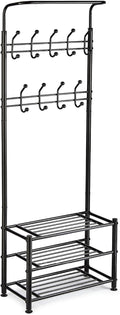 Multi Functional Coat Rack and stand With Shoe Rack Storage Solution