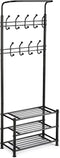 Multi Functional Coat Rack and stand With Shoe Rack Storage Solution