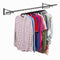 5ft Wall Mounted Clothes Rail – Steel Hanging Rack with Brackets & Fixings