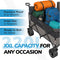 220L Foldable Utility Trolley – Heavy Duty Cart with Carry Bag, Liner & Bungee Ropes