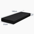 Outdoor Bench Cushion Seat Pad – Water & UV Resistant, Removable Cover 140cm