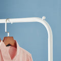Garment Rack Clothes Rail Stand with Shoe Shelf Adjustable Feet