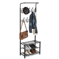 Multi Functional Coat Rack and stand With Shoe Rack Storage Solution