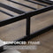 Metal Platform Bed Frame with Underbed Storage
