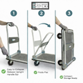 Stakx Heavy Duty Platform Trolley 300kg – Folding Cart with Castors