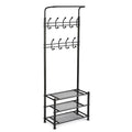 Multi Functional Coat Rack and stand With Shoe Rack Storage Solution
