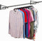 4ft Wall Mounted Clothes Rail – Steel Hanging Rack with Brackets & Fixings