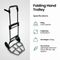 Stakx Heavy Duty Hand Trolley 80kg Steel Frame Aluminium Footplate