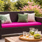 2 Seater Bench Cushions Outdoor Seat Pad – Water & UV Resistant, Removable Cover 108cm