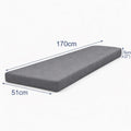 Outdoor Bench Cushion Seat Pad – Water & UV Resistant, Removable Cover 170cm