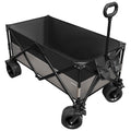 120L Folding Utility Trolley – Heavy Duty Outdoor Cart with Puncture-Proof Wheels