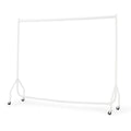 Heavy Duty White Clothes Rail Metal Clothing Rack on Wheels | 3ft, 4ft, 5ft, 6ft