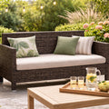 2 Seater Bench Cushions Outdoor Seat Pad – Water & UV Resistant, Removable Cover 108cm