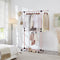 Double Clothes Rail with Adjustable Height & Extendable Top Rail