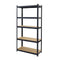 Boltless 180cm High 5 Tier Heavy Duty Steel Shelving Unit – 875kg Load, Black