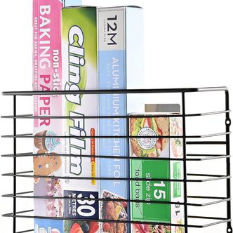 Self Adhesive Kitchen Cupboard Storage Basket