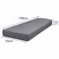 2 Seater Bench Cushions Outdoor Seat Pad – Water & UV Resistant, Removable Cover 108cm