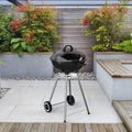 BBQ Grill Kettle Charcoal Portable Round 45cm Barbecue Outdoor Heat Party Patio