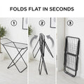 Extendable Wing Airer Clothes Drying Rack – Folding Indoor & Outdoor