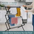 Foldable Clothes Airer – Compact Indoor Laundry Drying Rack, Silver