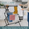 Foldable Clothes Airer – Compact Indoor Laundry Drying Rack, Silver