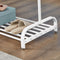 Garment Rack Clothes Rail Stand with Shoe Shelf Adjustable Feet