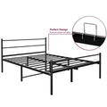 Metal Bed Frame Modern Design Single, Double, King, Extra Strong Black Finish Sturdy & Durable