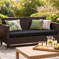 2 Seater Bench Cushions Outdoor Seat Pad – Water & UV Resistant, Removable Cover 108cm
