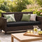 2 Seater Bench Cushions Outdoor Seat Pad – Water & UV Resistant, Removable Cover 108cm