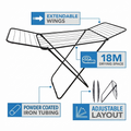 Extendable Wing Airer Clothes Drying Rack – Folding Indoor & Outdoor