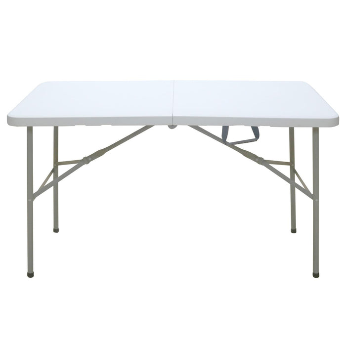 Heavy Duty 4ft Folding Table – Portable Plastic Banquet & Camping BBQ Table