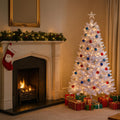 6ft - Artificial Christmas tree with white tips