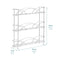 3 Tier Shelf Spice Rack Herb Organiser in Chrome -