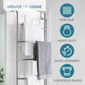5 Tier Over Door Towel Rail / Clothes Airer -