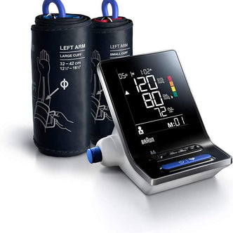Braun ExactFit 3 Upper Arm Blood Pressure Monitor for Home Use with 2 Cuff Sizes -