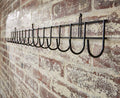 Extra-Long Tool Rack Wall Garden Organiser Black Powder Coating -