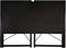 Folding Desk Table In Black Desktop and Metal Frame - 100 x 50 x 75cm -