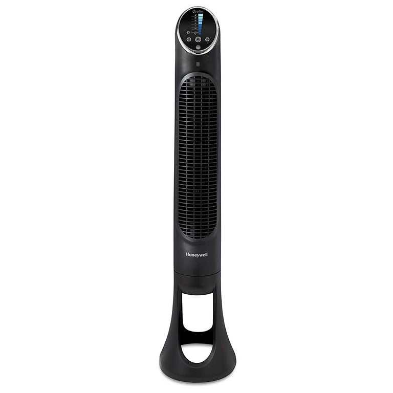 Honeywell QuietSet Oscillating Tower Cooling Fan with Remote Control Black