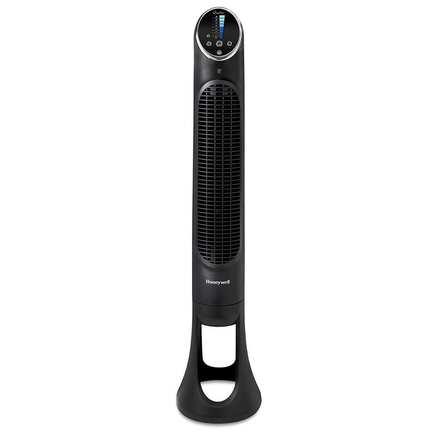 Honeywell QuietSet Oscillating Tower Cooling Fan with Remote Control Black