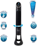 Honeywell QuietSet Oscillating Tower Cooling Fan with Remote Control Black -