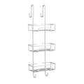 Extra Large Aluminium Rust-Proof Premium 3 Tier Hanging Shower Caddy -