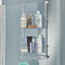 Over Door Shower Hanging Caddy Rust Prevention Nano Coating Steel Frame -