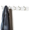 Quality 6 Double Coat Hooks Wall Or Door Mountable -