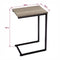 C Shaped Side Table Black Powder Coating -