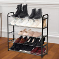5 Tier Shoe Storage Rack - Black or Grey -