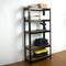 Heavy Duty Steel & MDF 5 Tier Racking Shelf in Black -