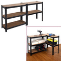 Heavy Duty Steel & MDF 5 Tier Racking Shelf in Black -